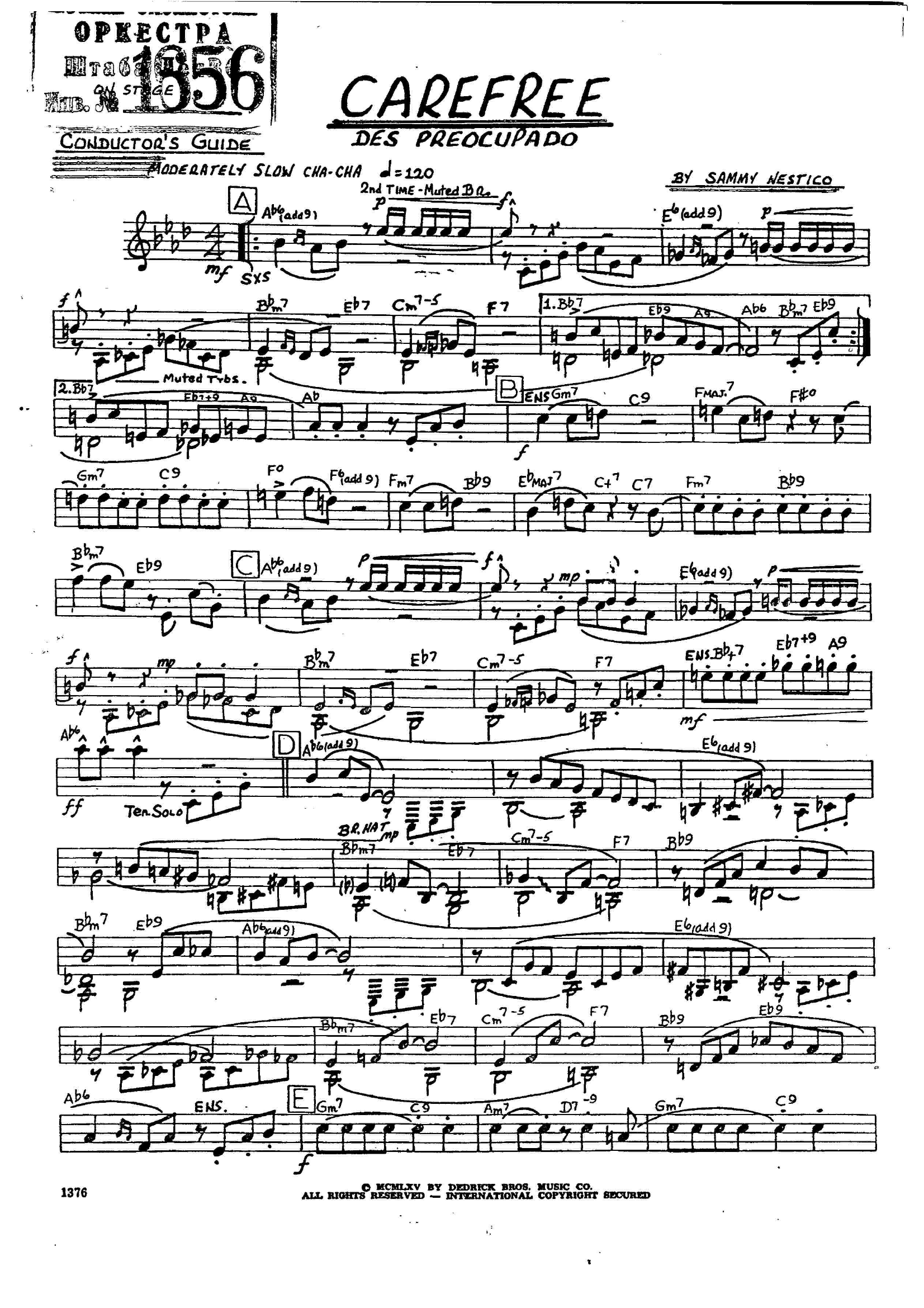 Carefree (S.Nestico)