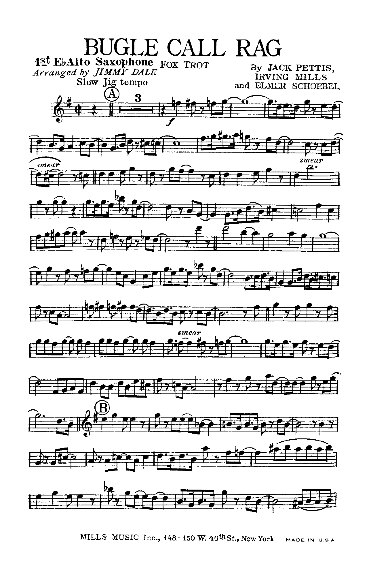 Bugle Call Rag (J.Dale)