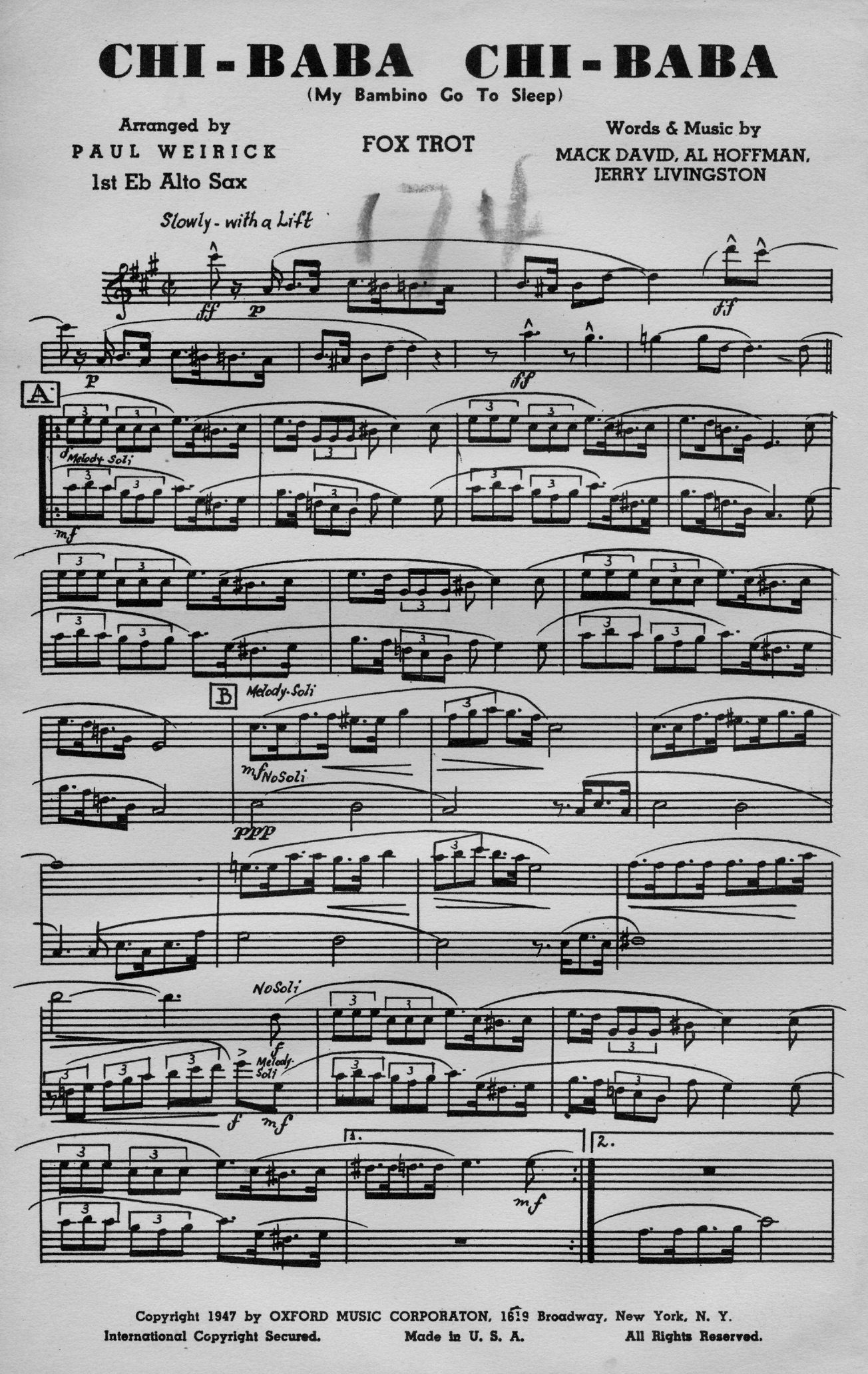 Chi Baba, Chi Baba (P.Weirick)