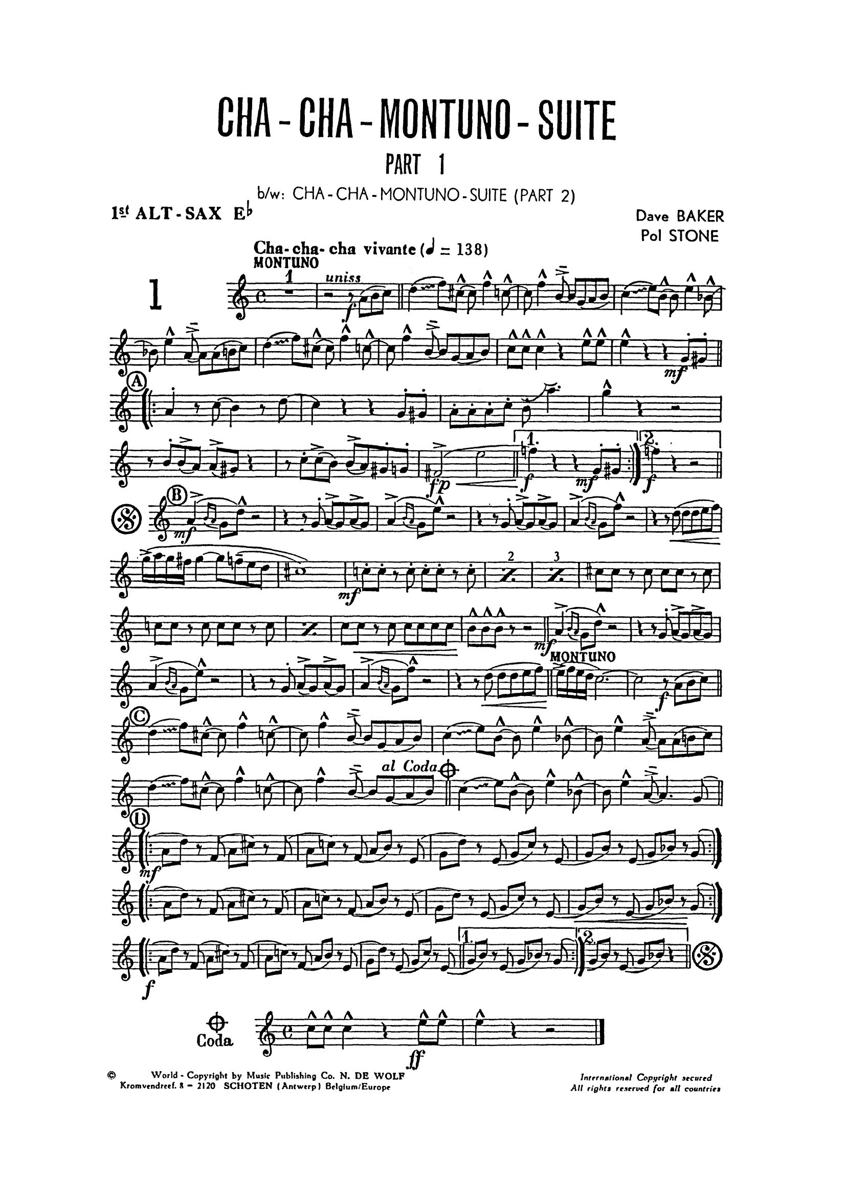 Cha Cha Montuno Suite 1 (Baker-Stone)