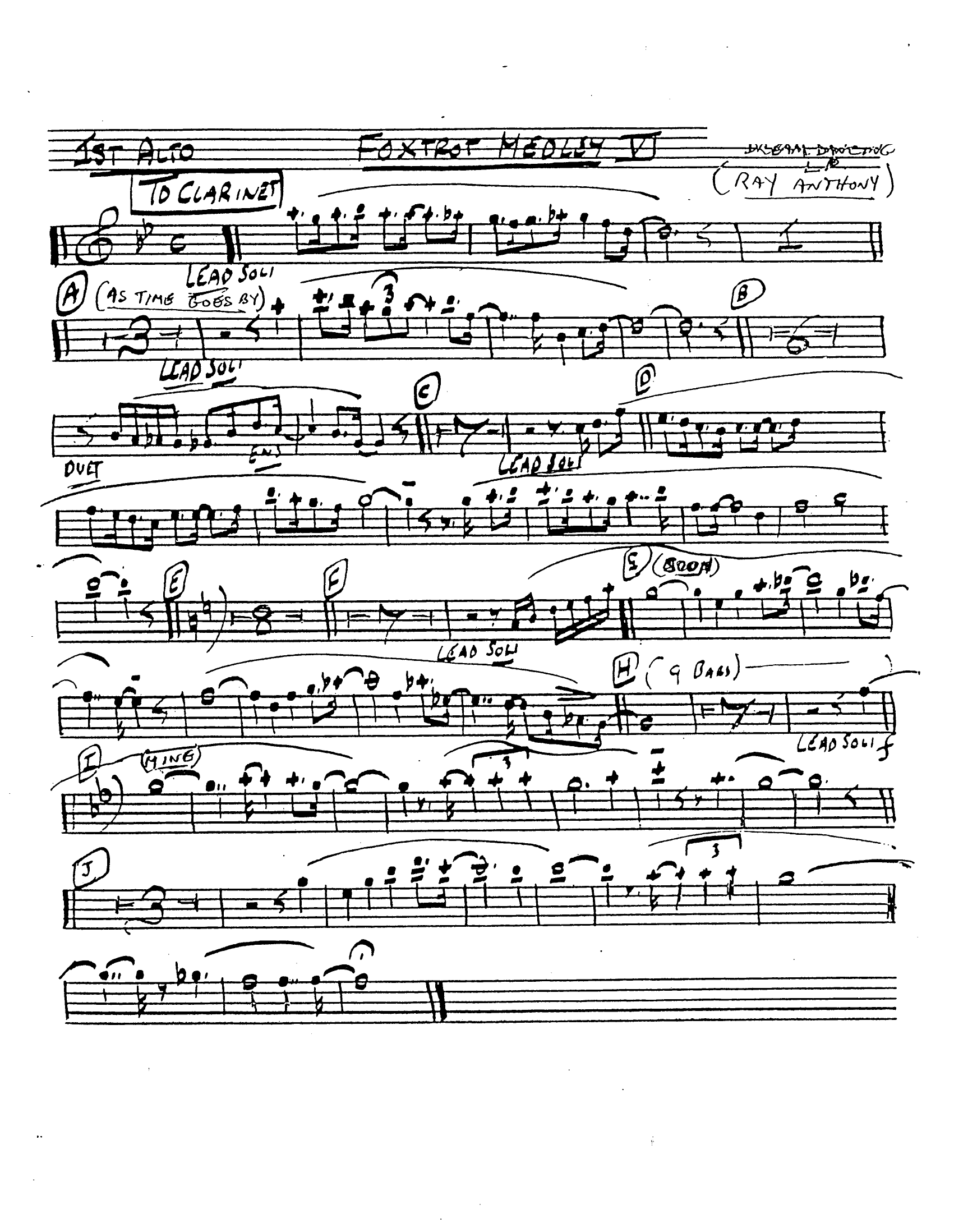 Foxtrot Medley VI (R.Anthony)