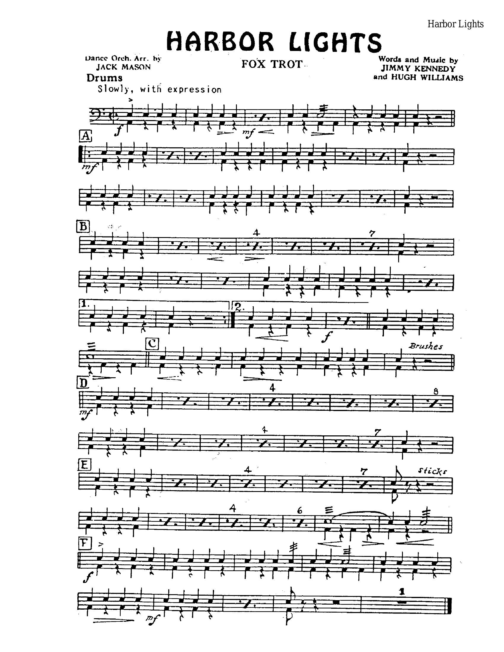 Harbor Lights (J.Mason)