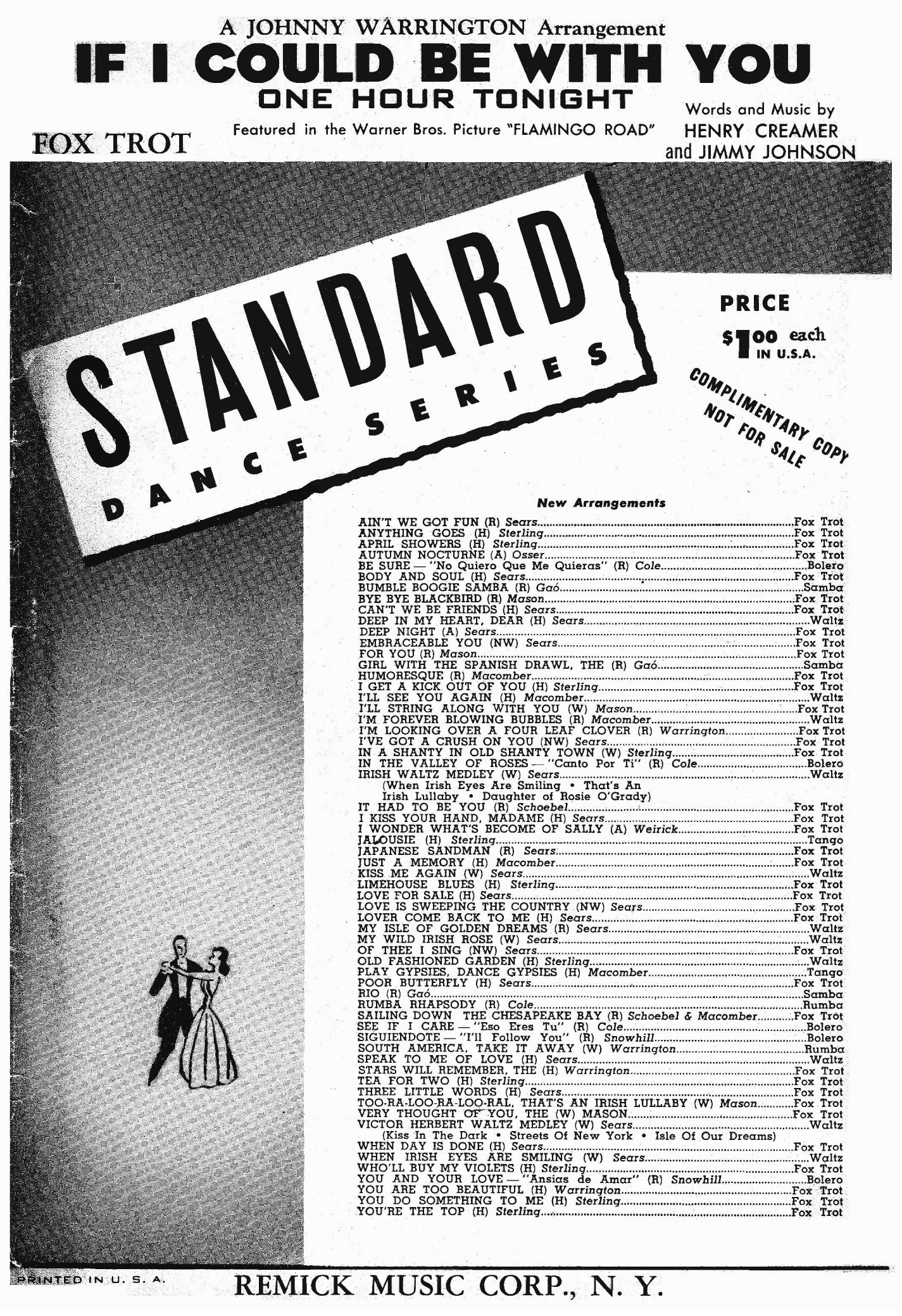 If I Could Be With You (J.Warrington)