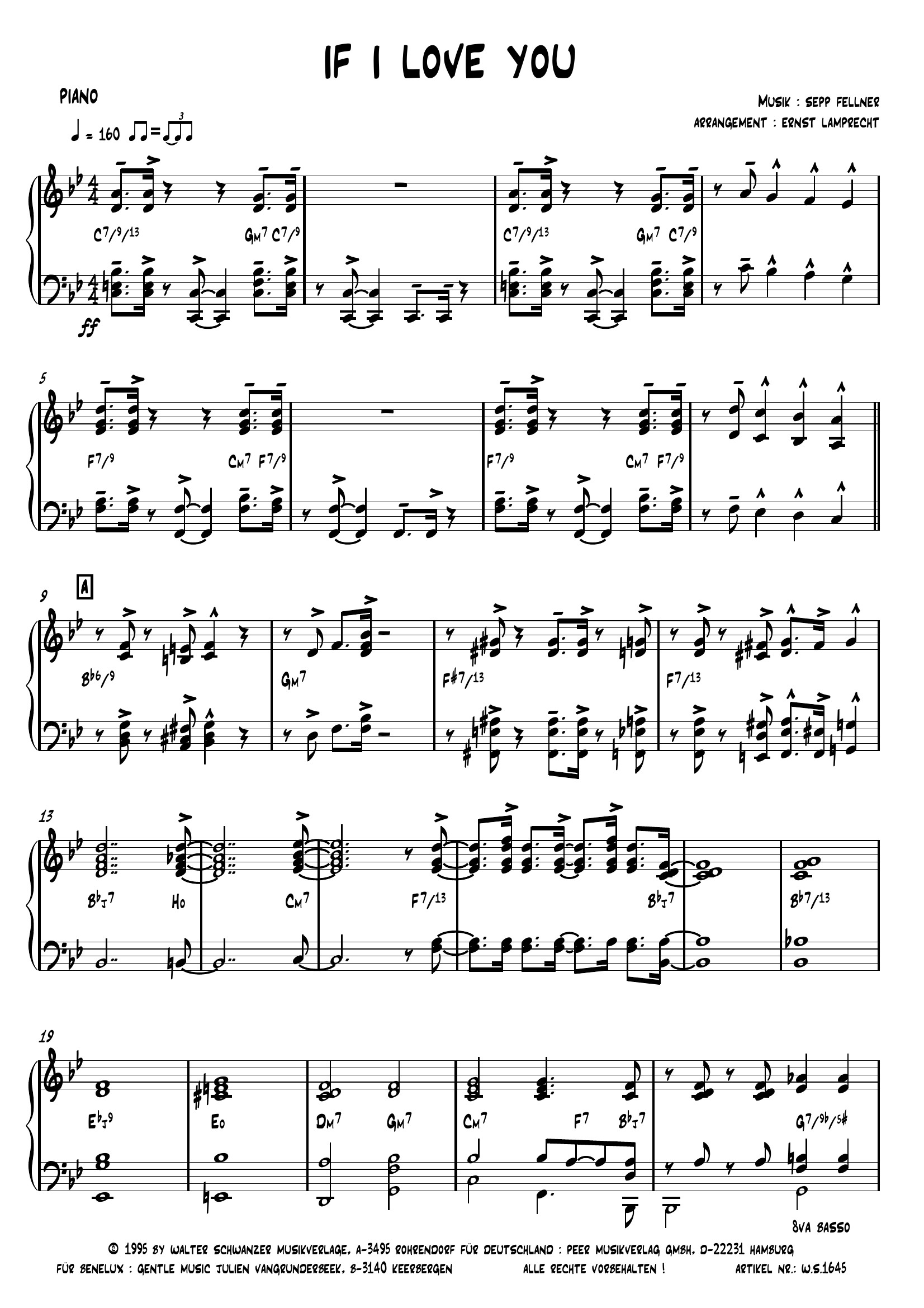 If I Love You (E.Lambrecht)