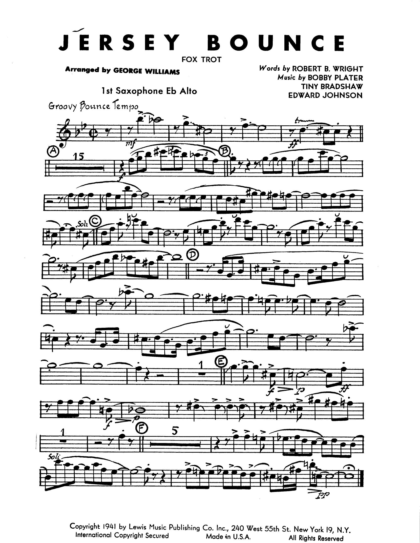 Jersey Bounce (G.Williams)