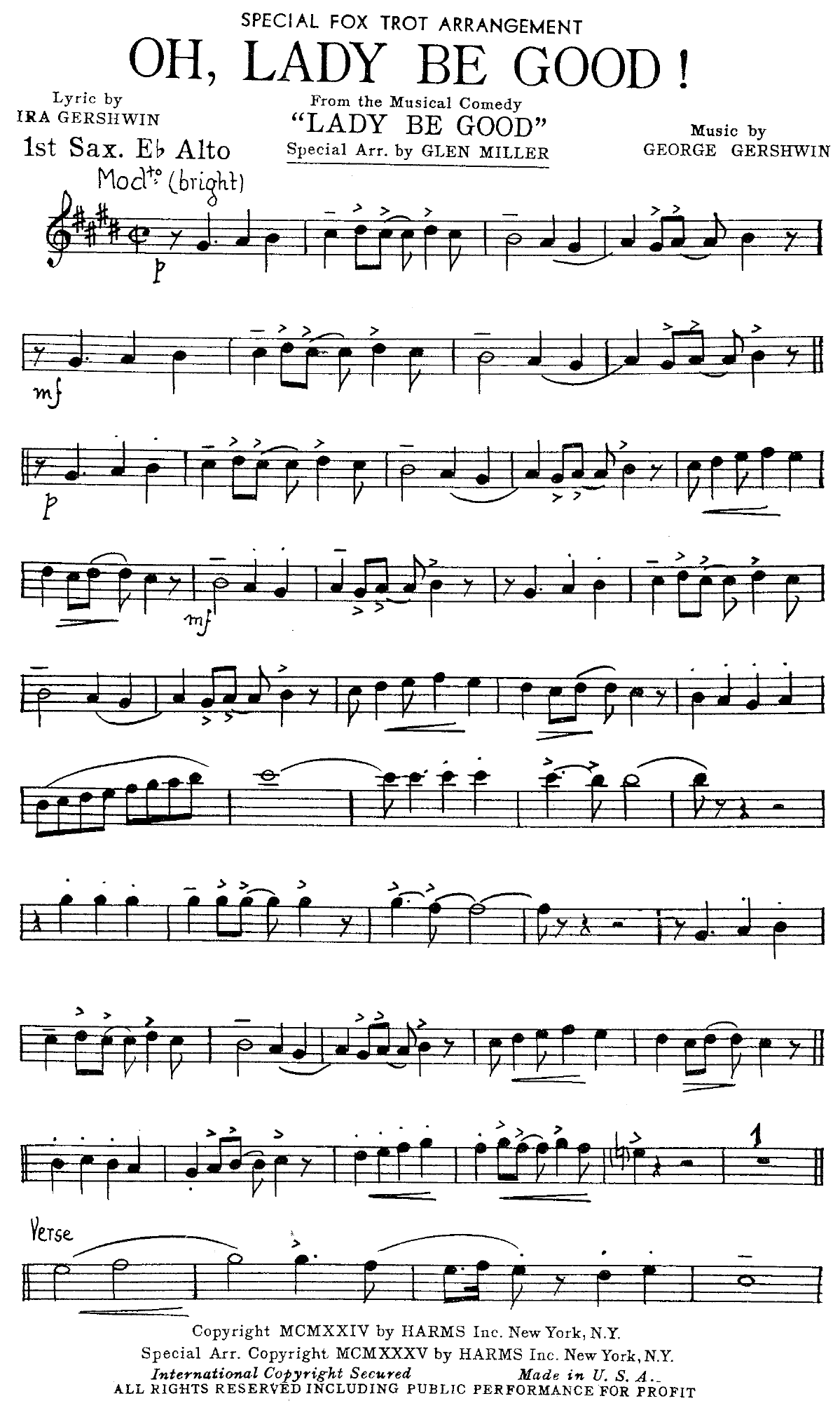 Oh, Lady Be Good (G.Miller) 4324