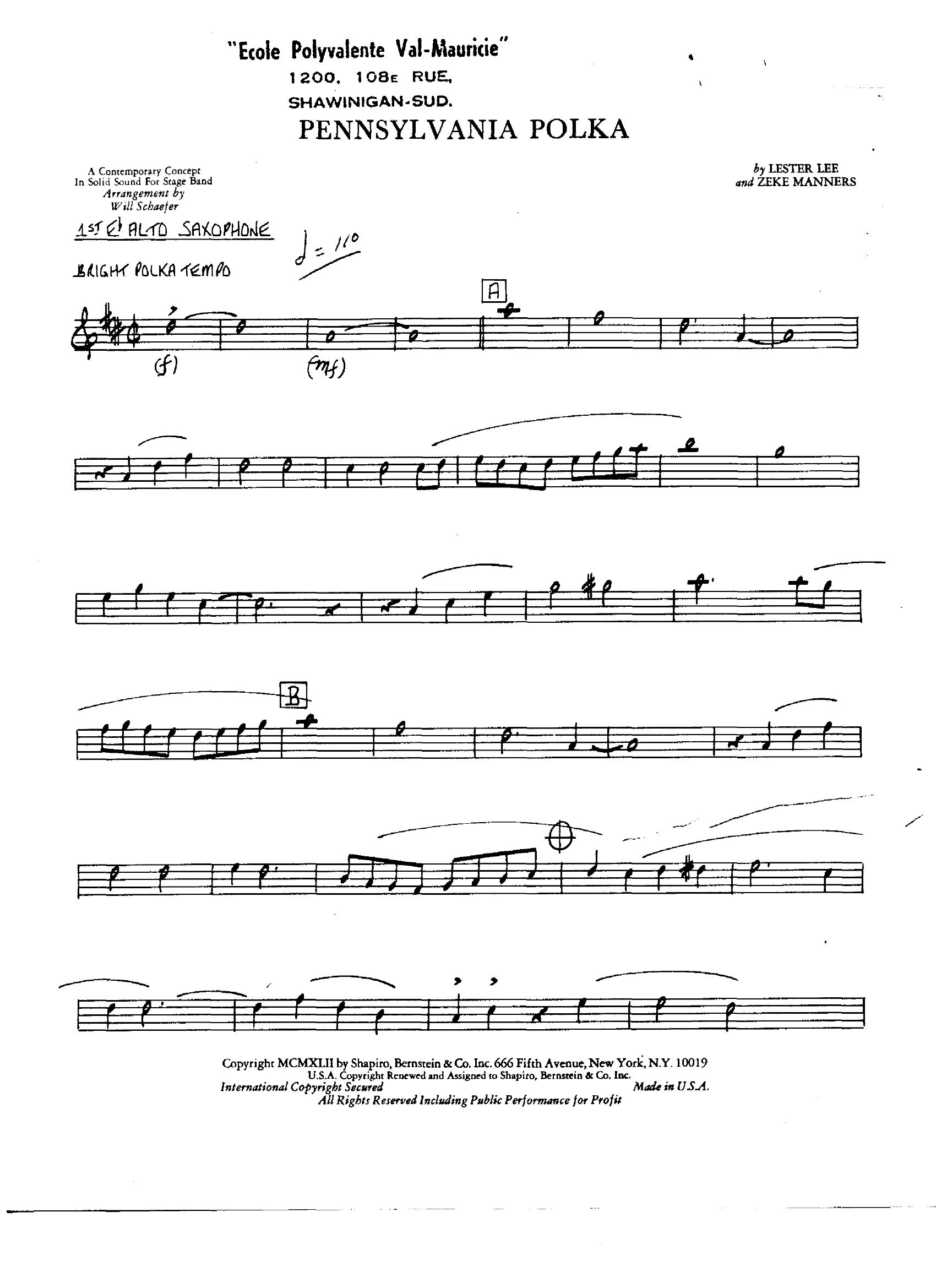 Pennsylvania Polka (W.Schaefer)