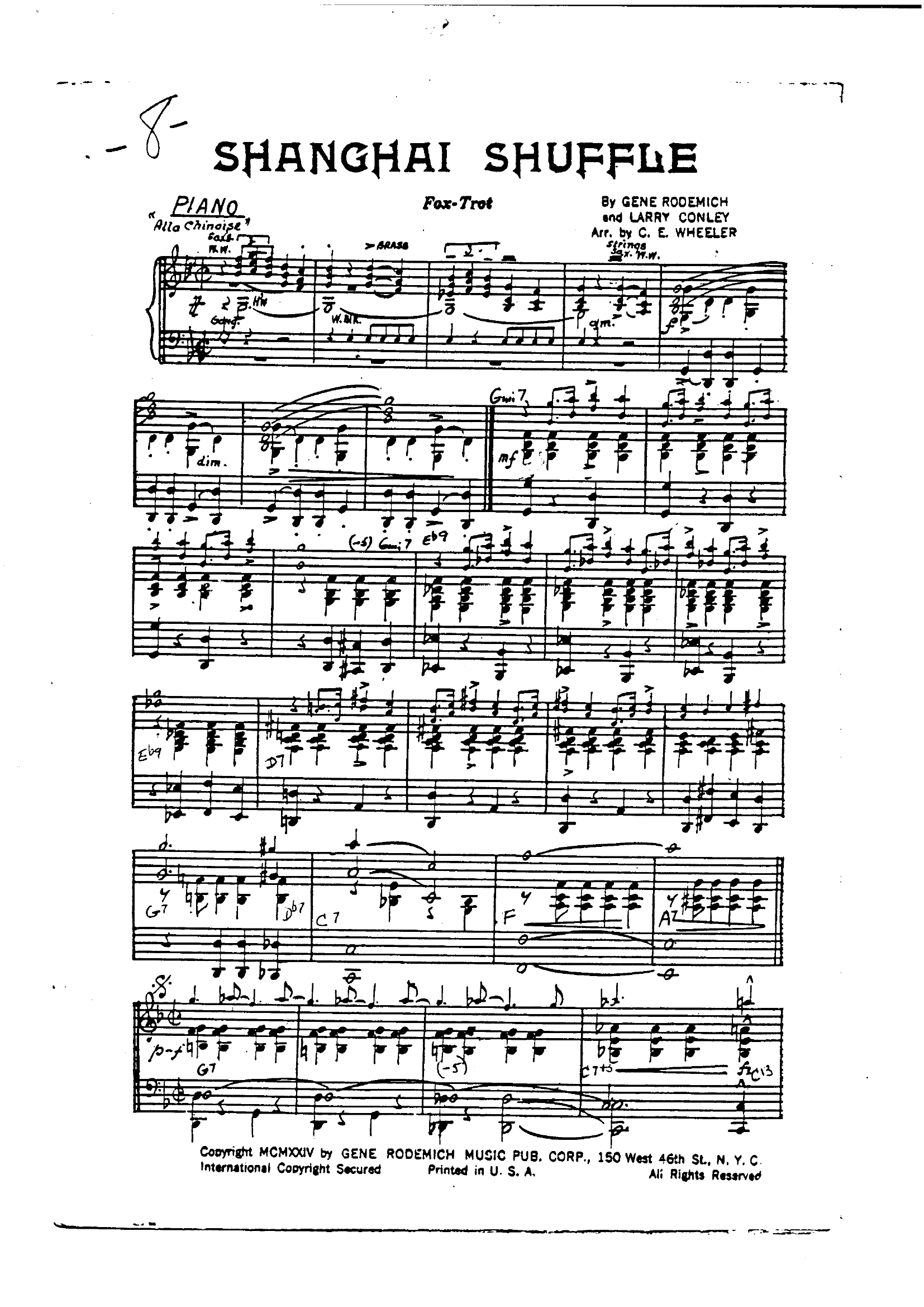 Shanghai Shuffle (C.Wheeler)