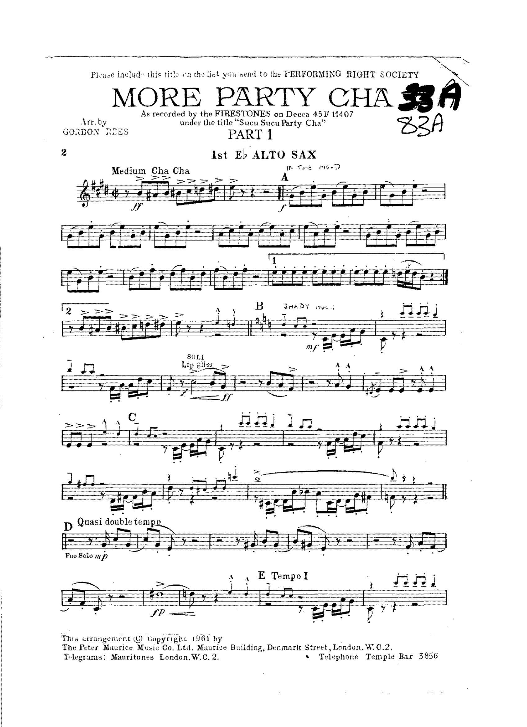 More Party Cha - 1 - Gordon Rees - Cha-Cha