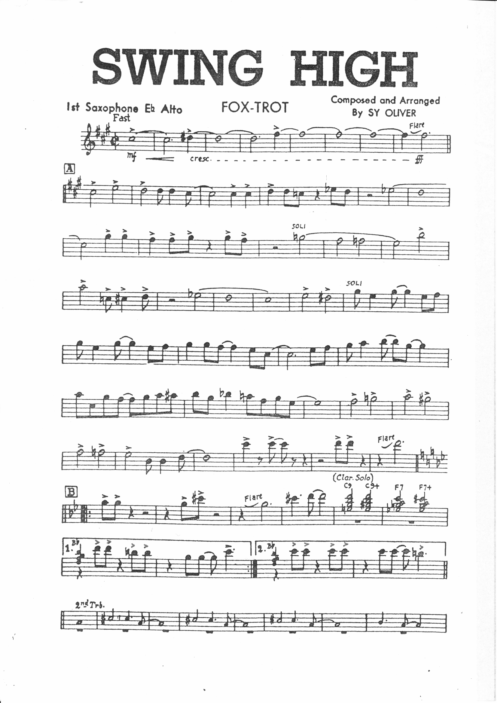 Swing High (Sy Oliver)