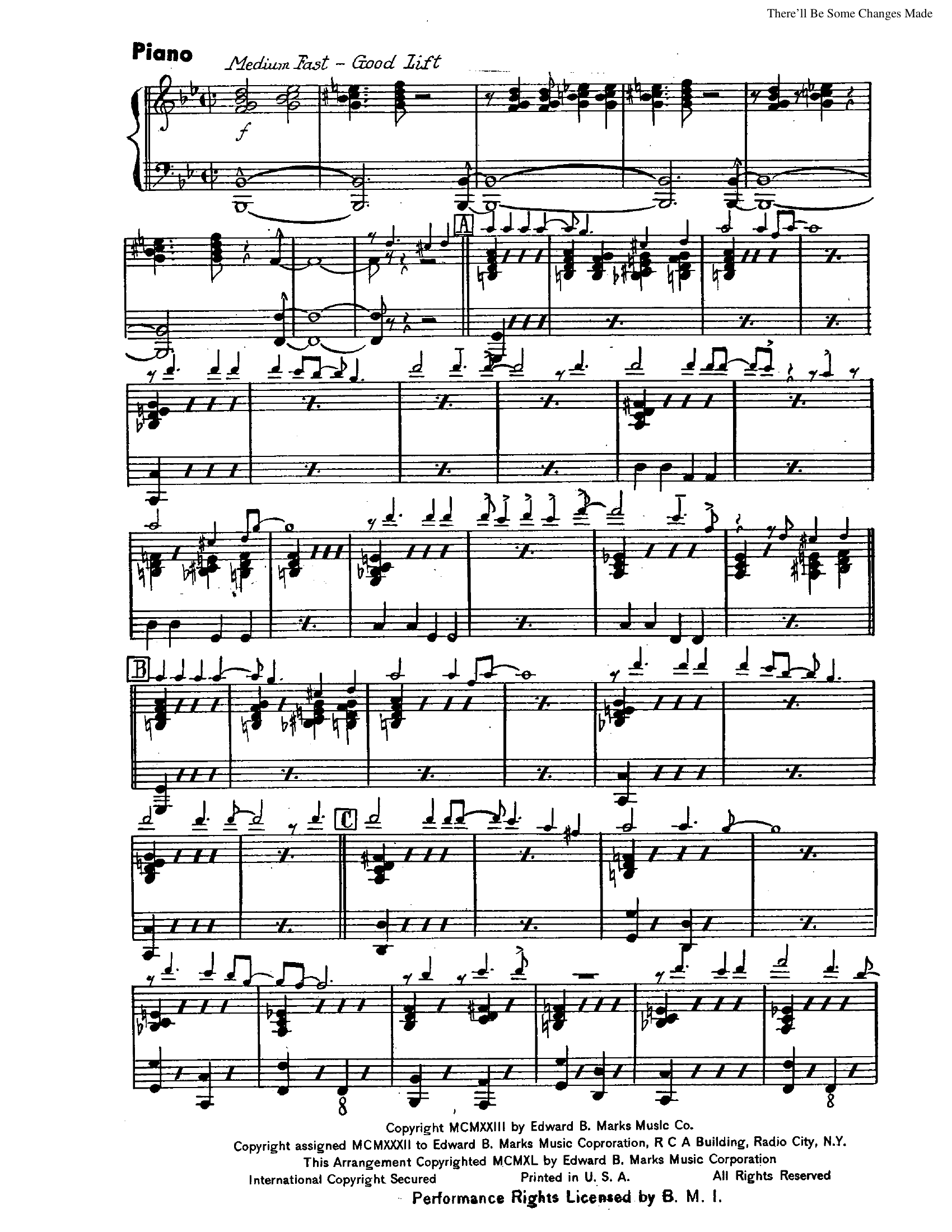 There'll Be Some Changes Made (J.Grey) A.Shaw