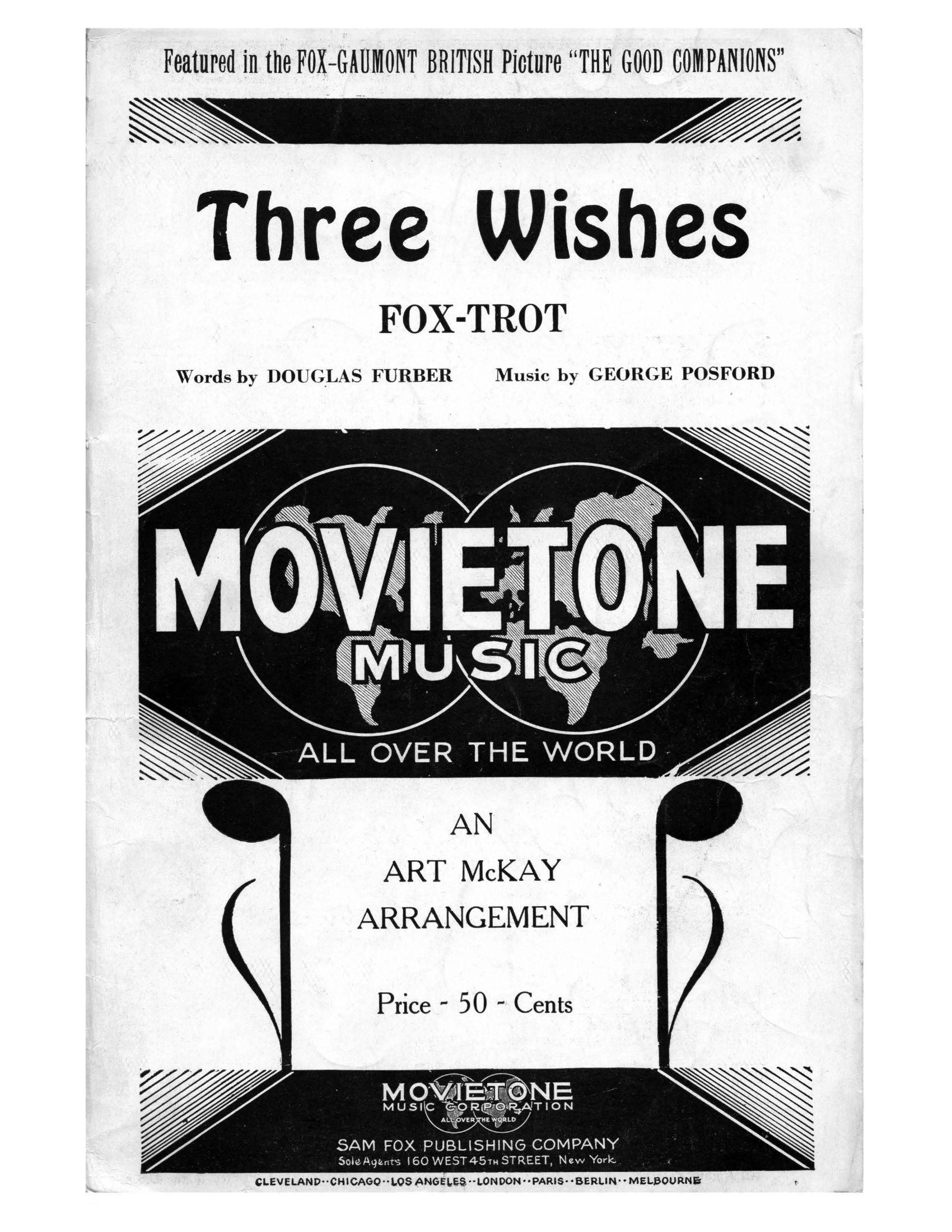 Three Wishes - Art McKay - Vocal Trio - Foxtrot