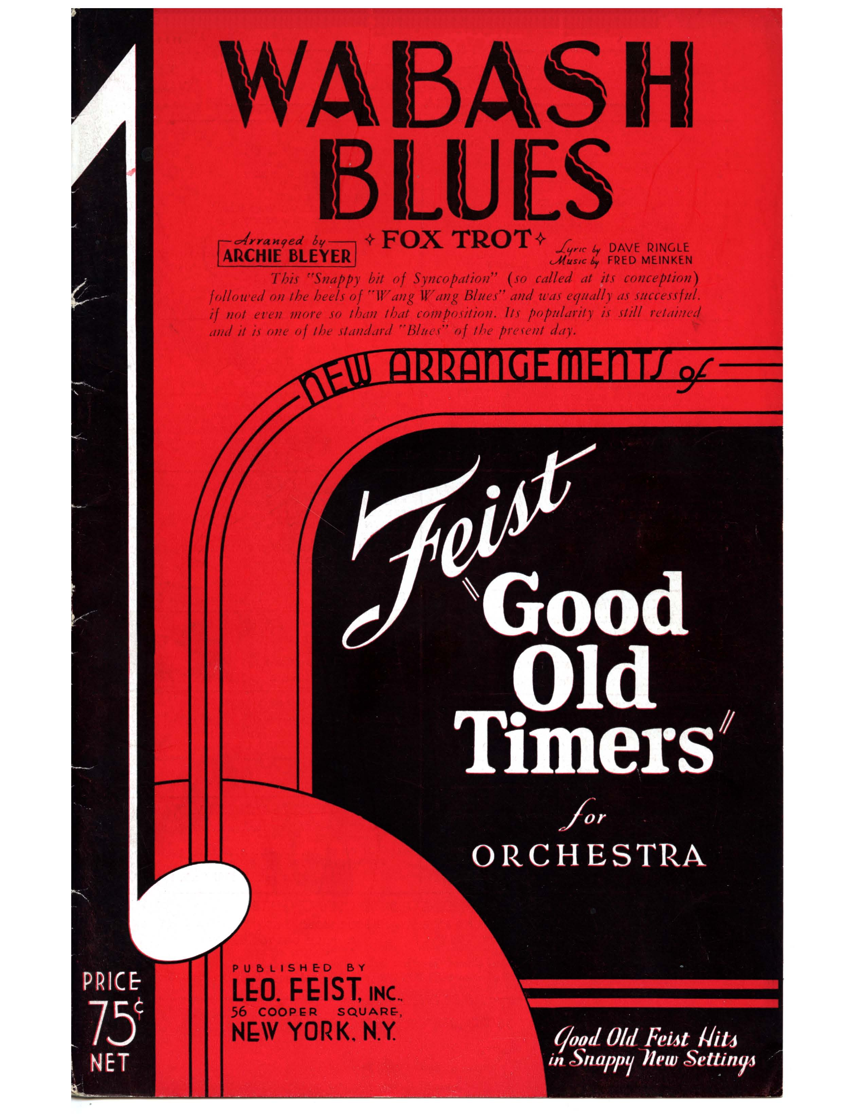 Wabash Blues (A.Bleyer) - Violins - Foxtrot