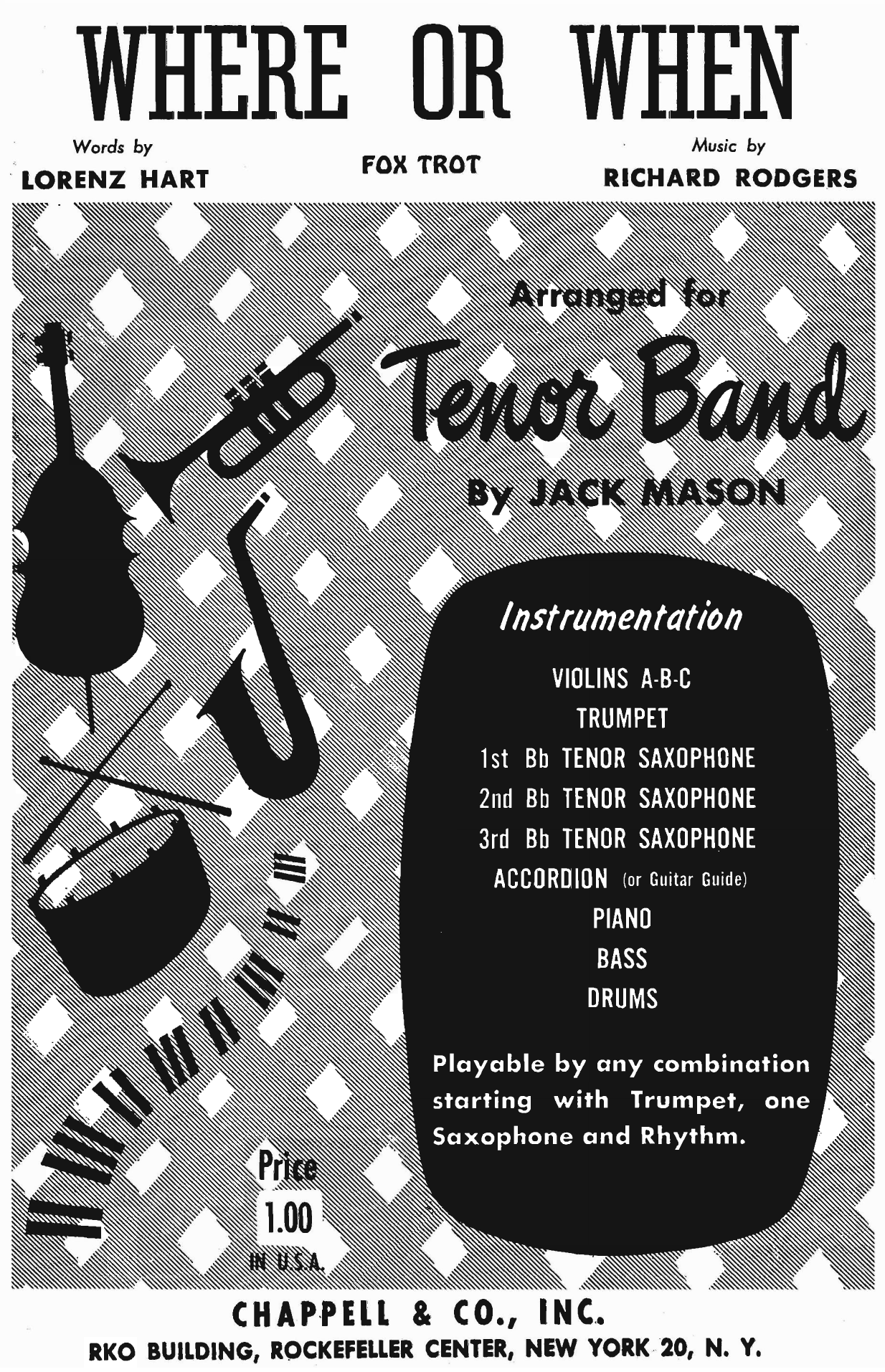 Where Or When (J.Mason) Tenor Band