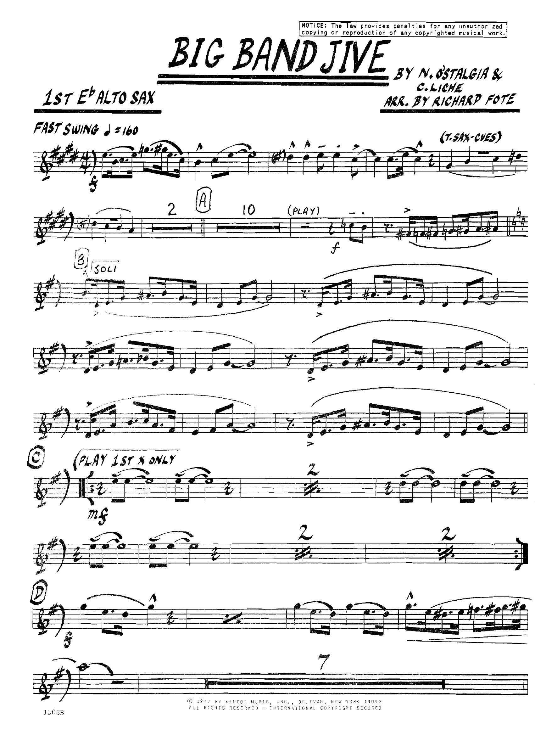 Big Band Jive (R.Fote)