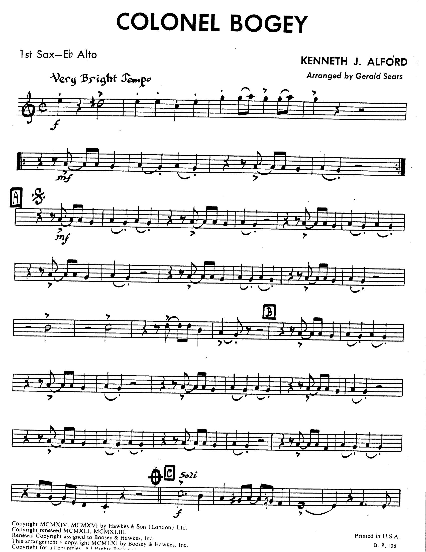 Colonel Bogey (G.Sears)