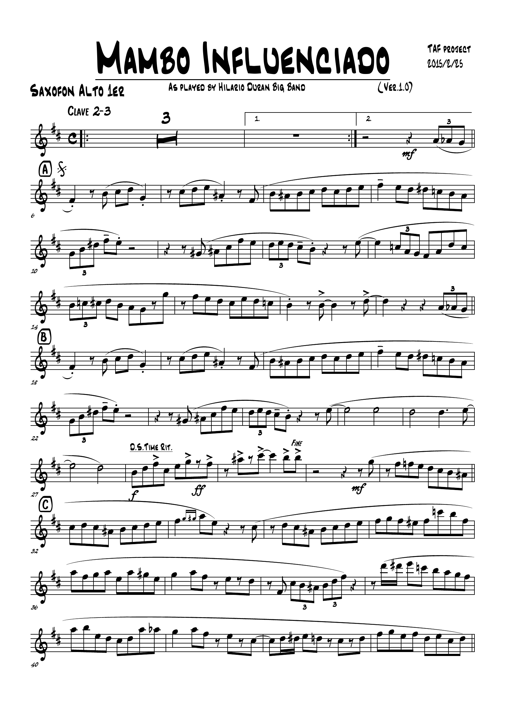 Mambo Influenciado (H.Duran)