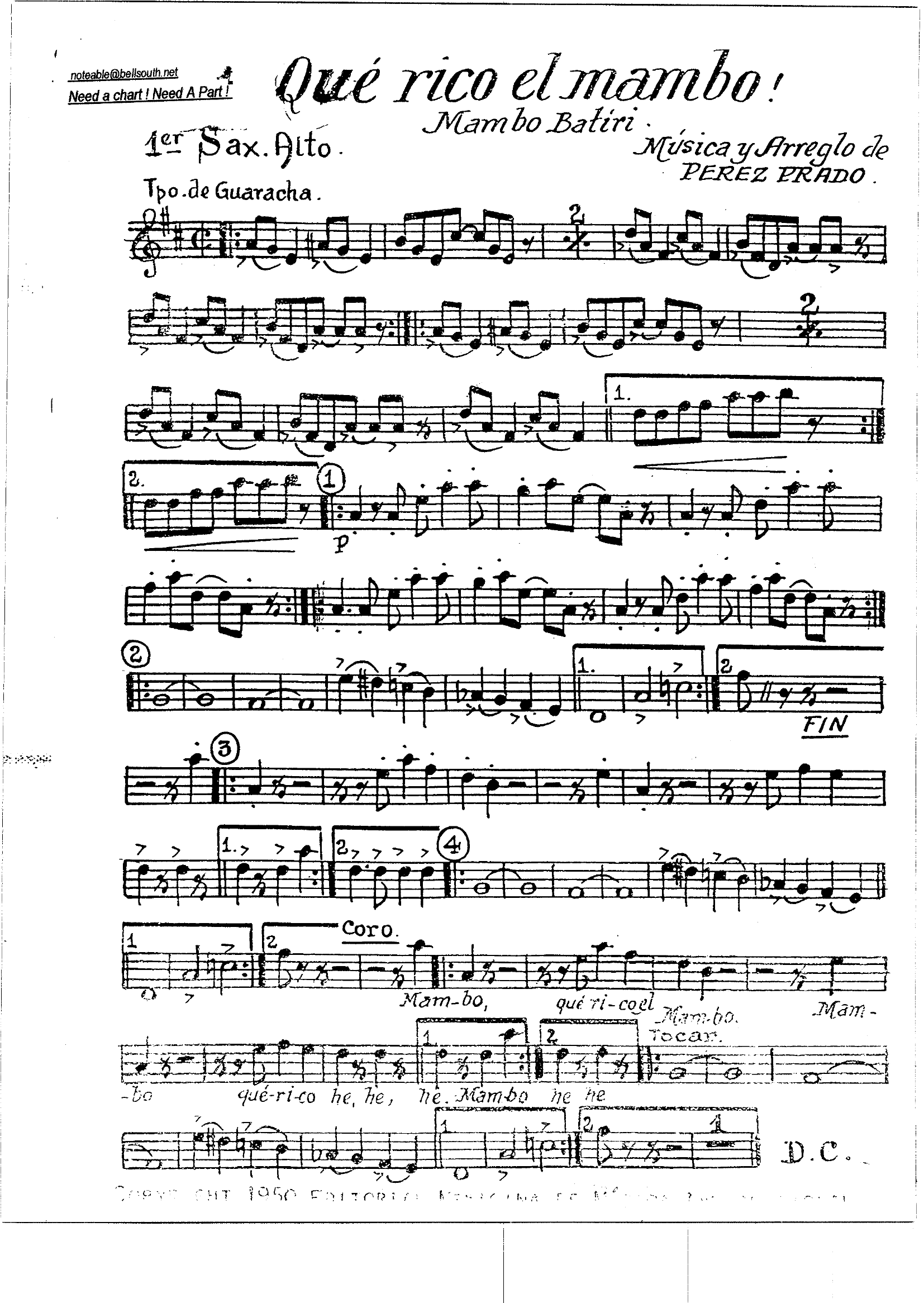 Que Rico El Mambo (P.Prado)