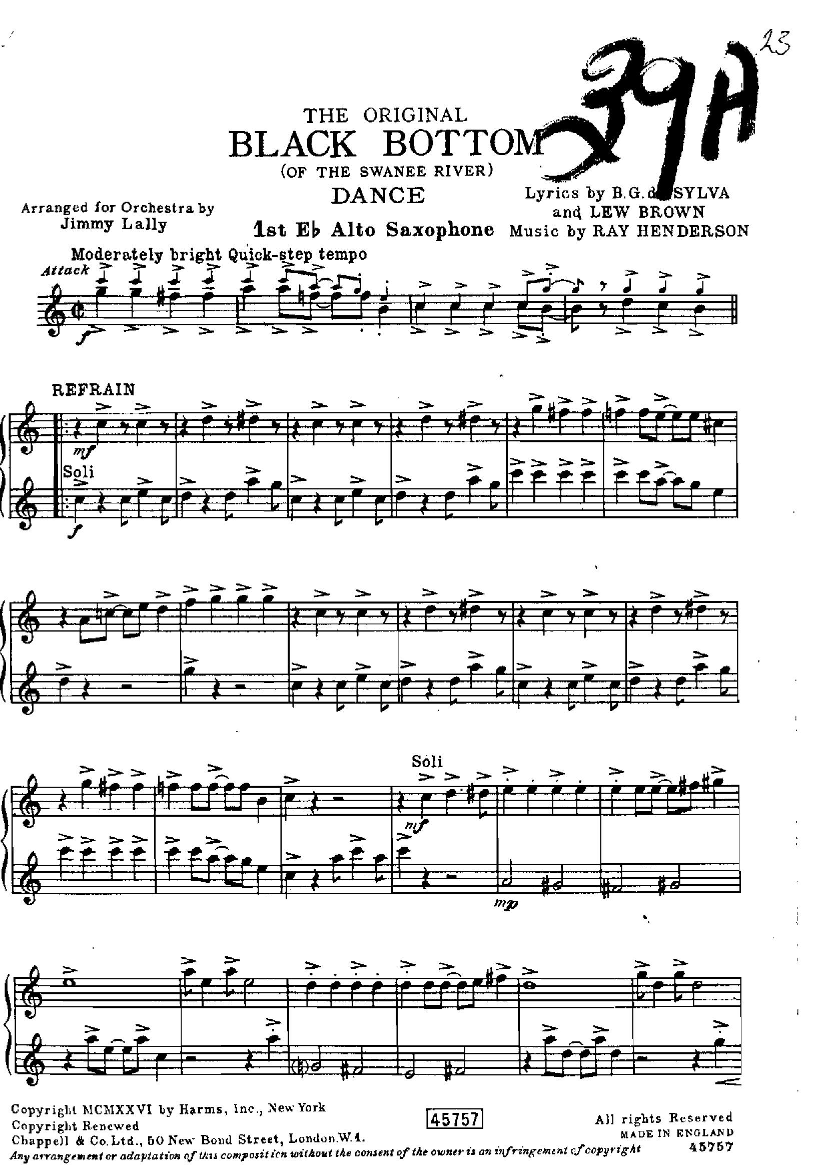 Black Bottom (J.Lally) Quick-Step