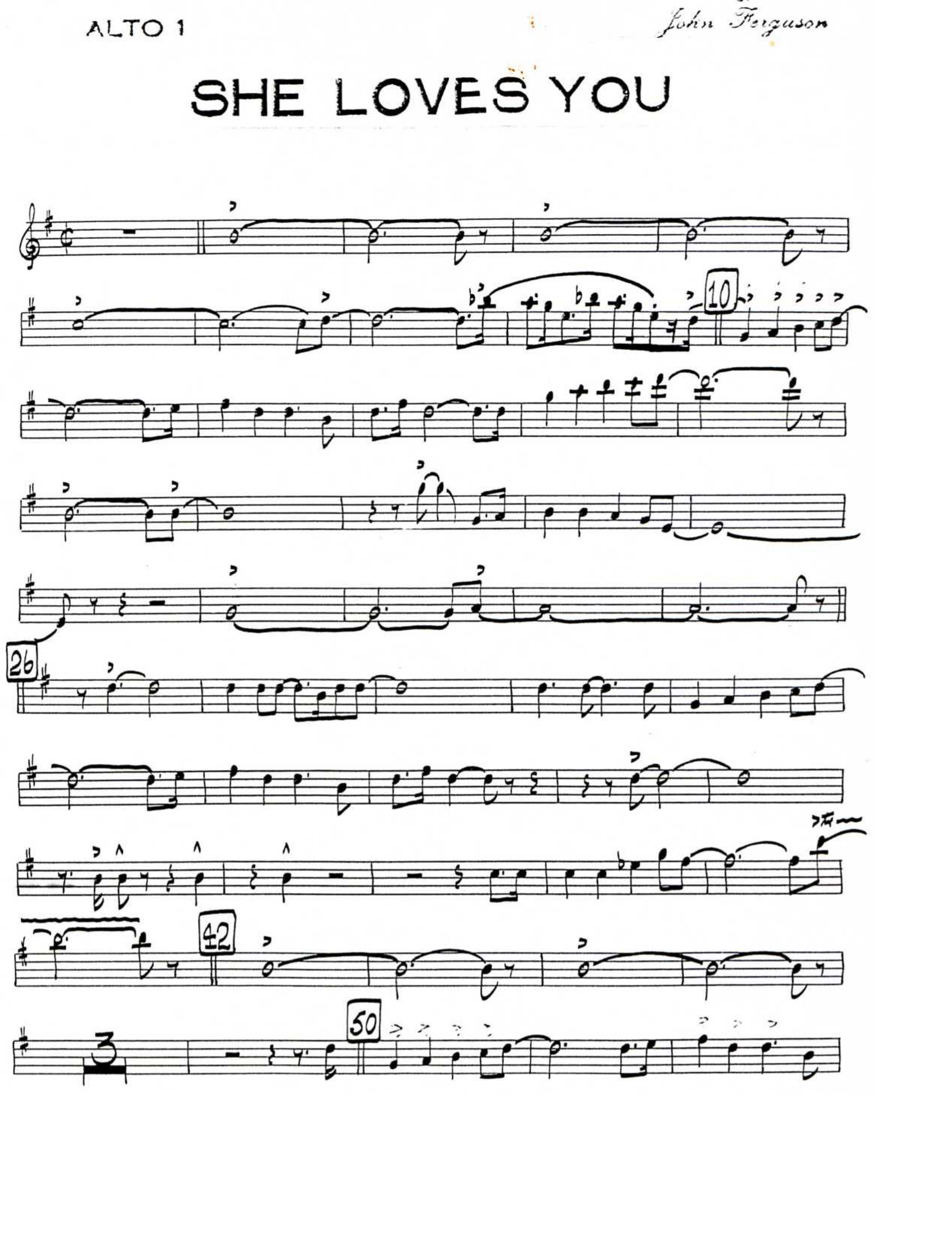 She Loves You Yeah Yeah Yeah (J.Ferguson) Beatles