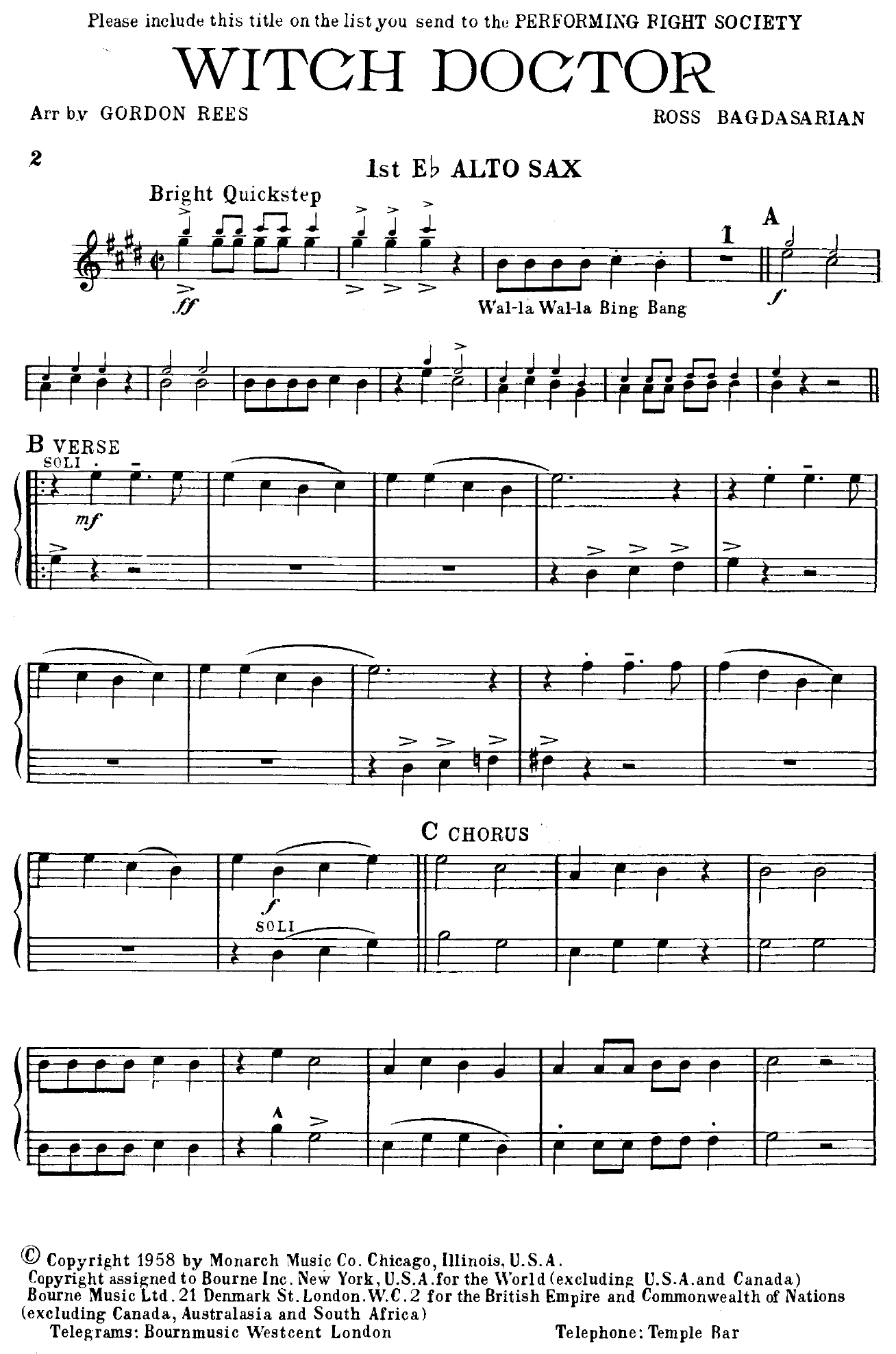 Witch Doctor (G.Rees)