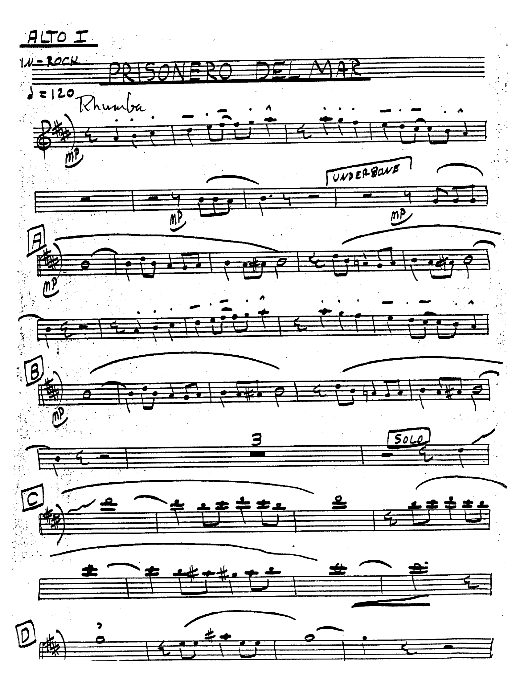 Prisonero Del Mar (Unknown) Rhumba