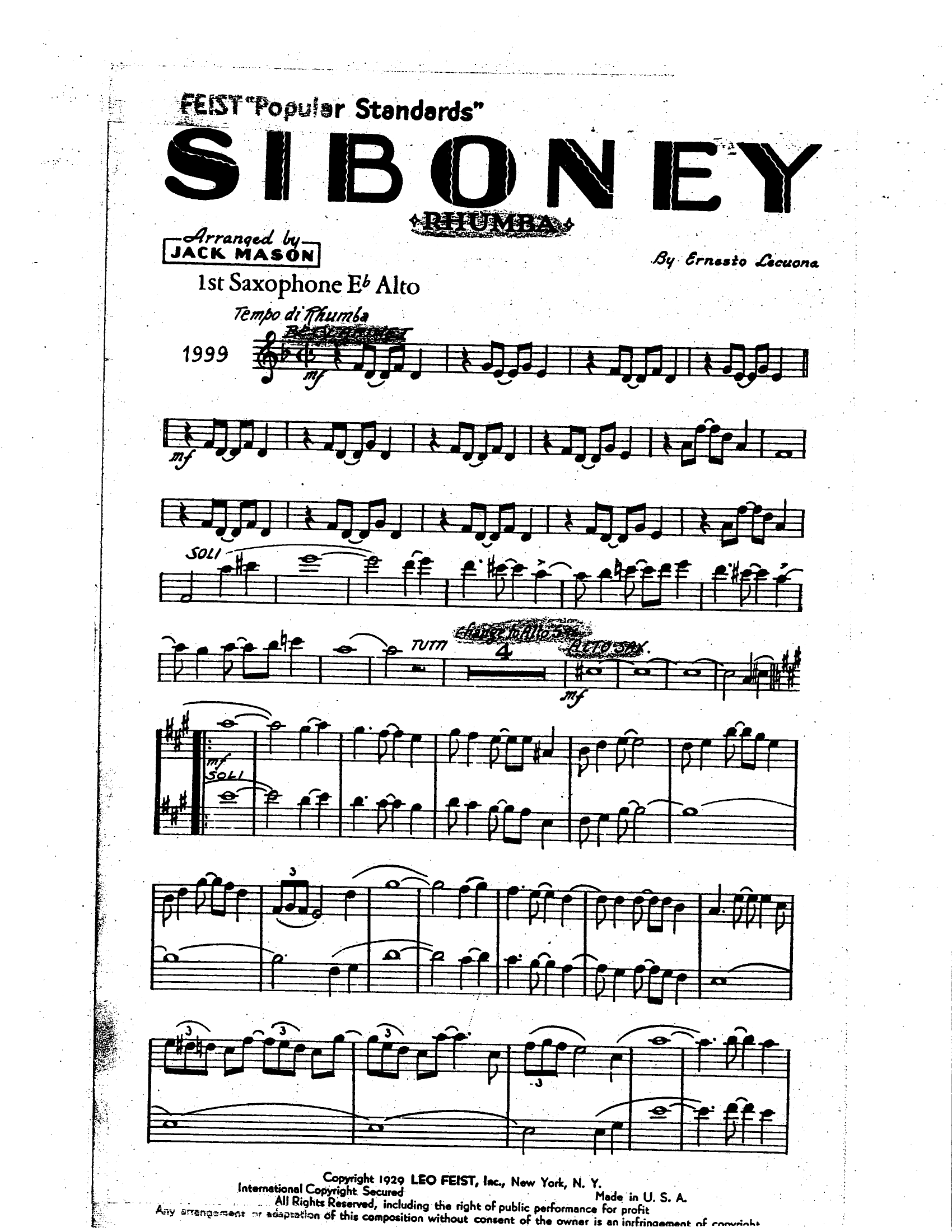 Siboney (J.Mason)