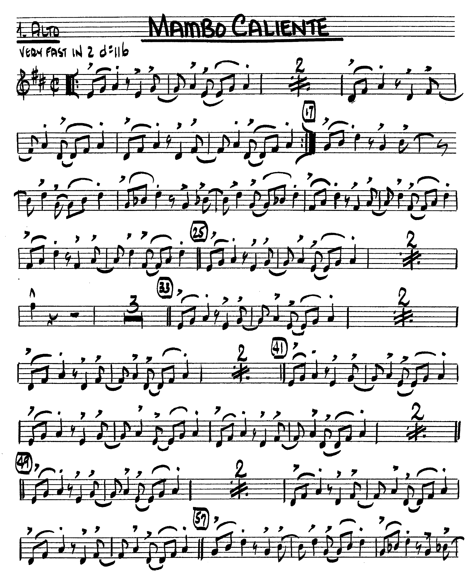 Mambo Caliente (A.Sandoval)