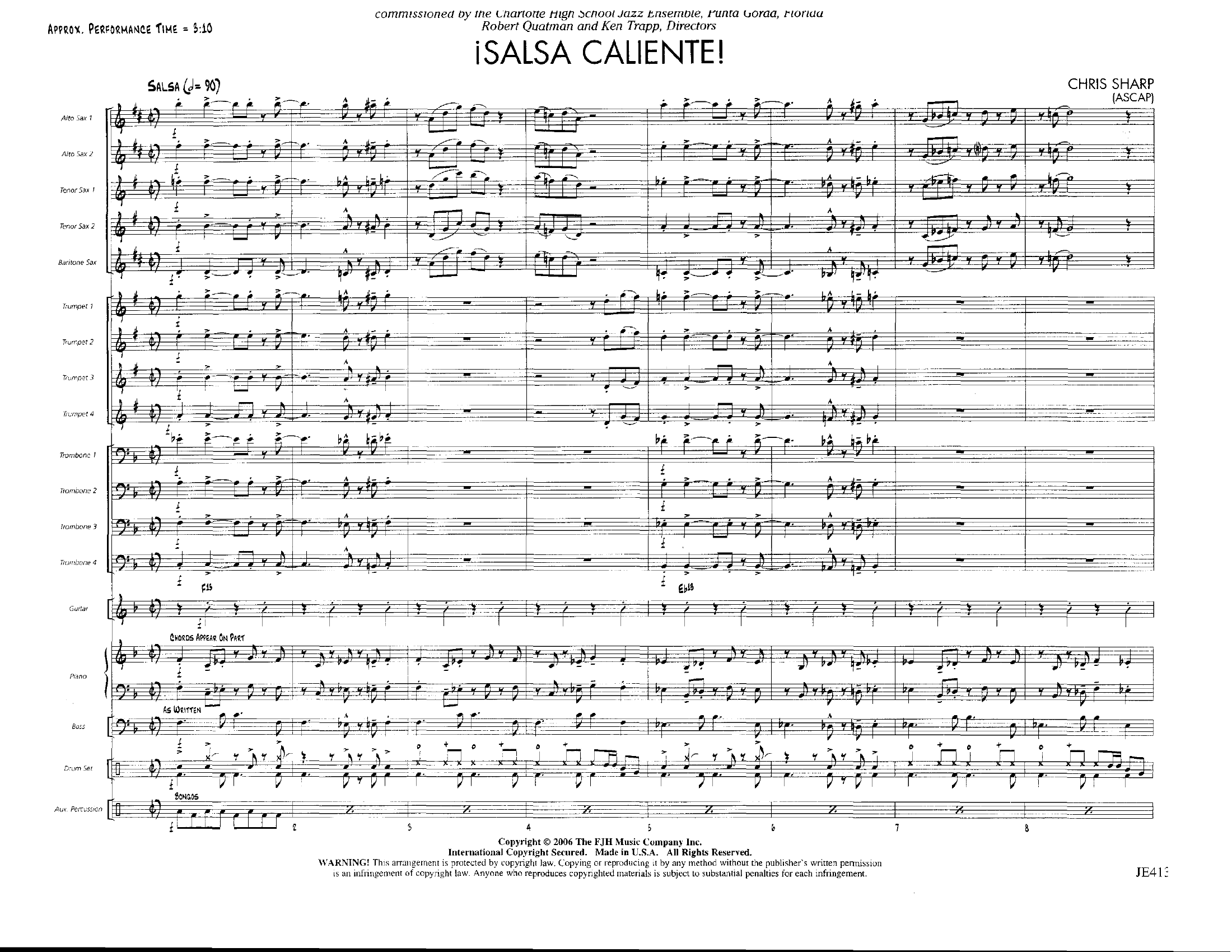 Salsa Caliente! (C.Sharp) salsa