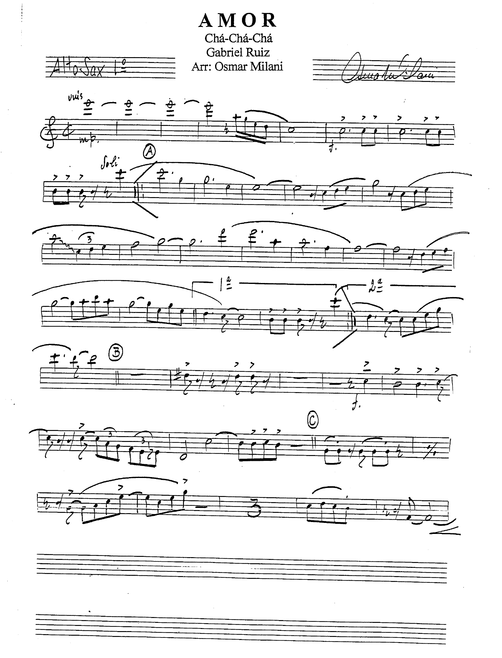Amor (G.Ruiz) O.Milani